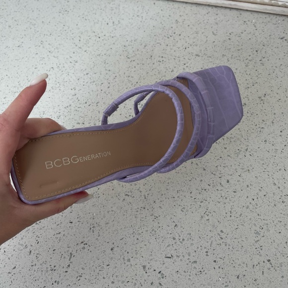 BCBGeneration Leather Heeled Sandals - Picture 10 of 10